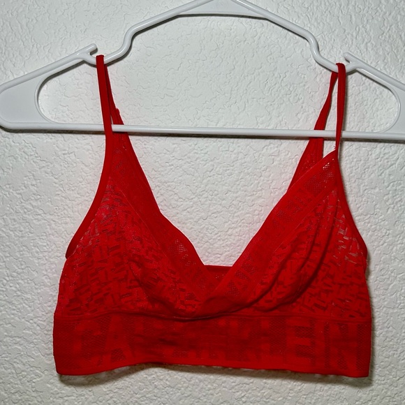 Calvin Klein Lace Bralette - Picture 2 of 5